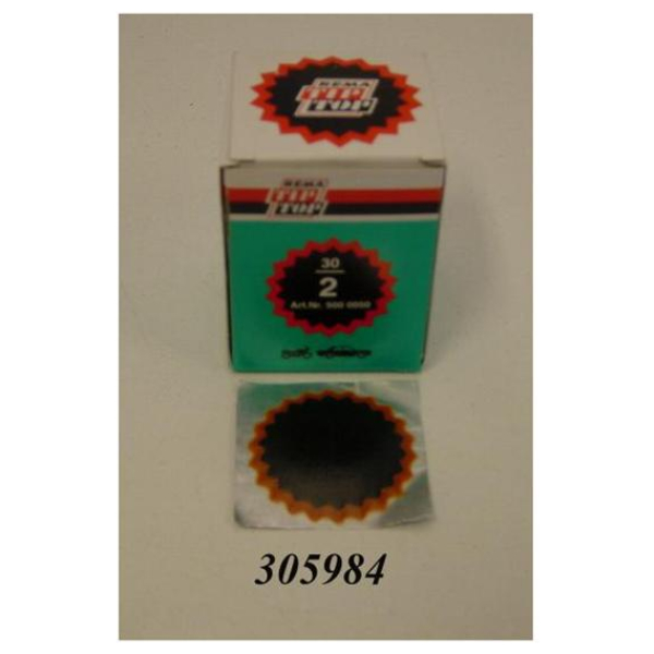 Tip Top Tip-Top pleister no 2 45mm per stuk Rood|Zwart