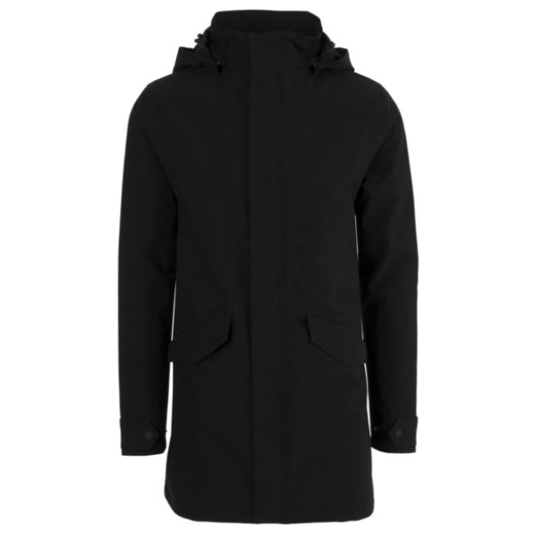 Agu urban outdoor long parka jacket men Zwart