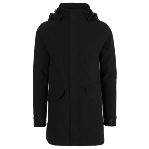 Agu urban outdoor long parka jacket men Zwart