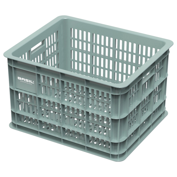 Basil Transport Krat 33L - Groen Seagrass - Afbeelding 3