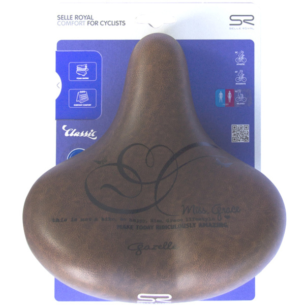 Gazelle Zadel selle royal Gipsy brown 8078UDT108129 ZWART - Cycle4you