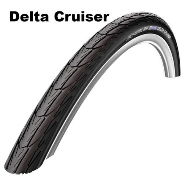 Schwalbe Delta Cruiser Active Buitenband 28x1.25 - Zwart