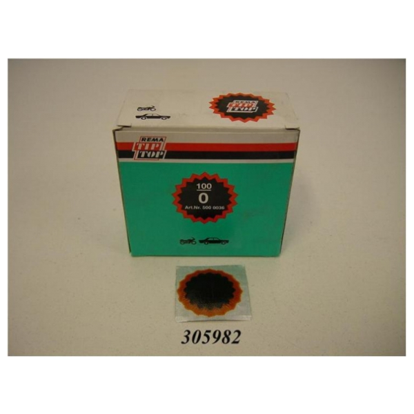 Rema Tiptop Tip-Top Pleister no 0 30 mm (1) Rood|Zwart
