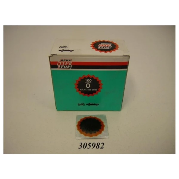 Rema Tiptop Tip-Top Pleister no 0 30 mm (1) Rood|Zwart