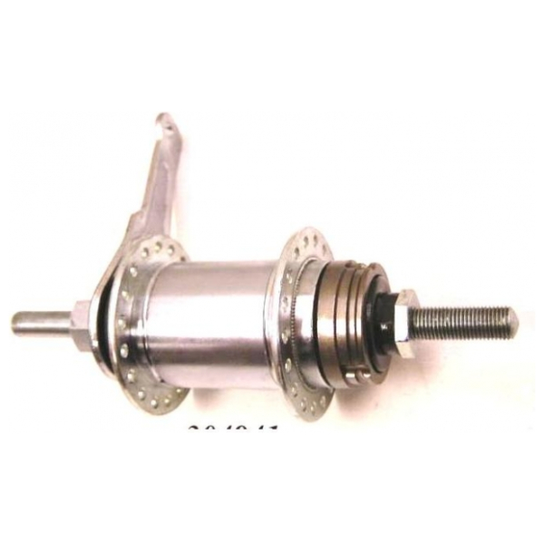 Shimano Naaf achter remnaaf 36gts zonder montageset ICBE110AXLE Zwart