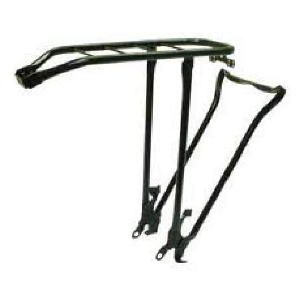 Falkx Steco Bagagedrager Met Klapstandaard Omafiets 28 Inch Zwart
