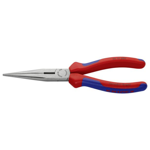 Knipex 26 12 200 Werkplaats Platte rondbektang Recht 200 mm