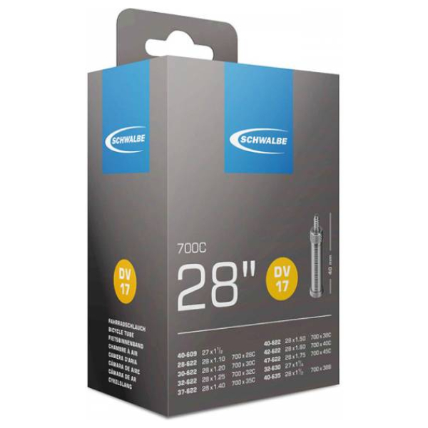 Schwalbe Fiets Binnenband 28 std Hollands Ventiel (DV17) Zwart