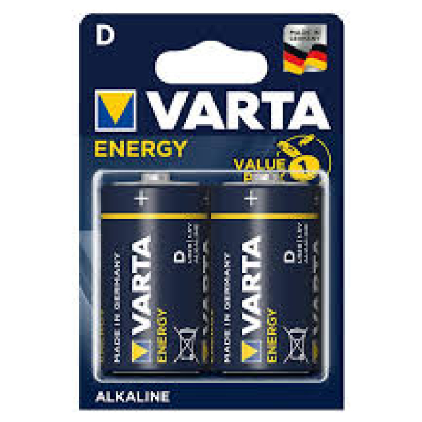 Varta Batterijen Lr20 Alkaline Energy 1,5v
