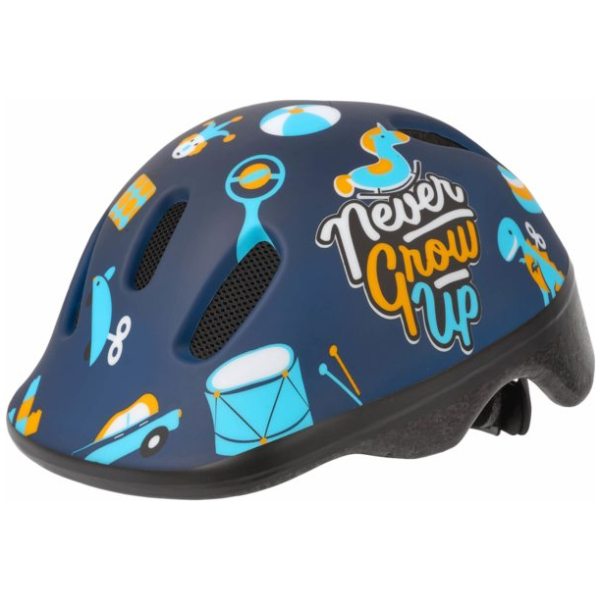 Polisport Hoggy Kinderhelm Blauw - 44-48cm Blue Matte
