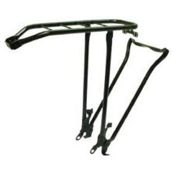 Falkx Tom Bagagedrager Met Klapstandaard Omafiets 28'' 50 Cm Zwart - Afbeelding 2