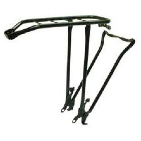 Falkx Tom Bagagedrager Met Klapstandaard Omafiets 28'' 50 Cm Zwart - Afbeelding 2