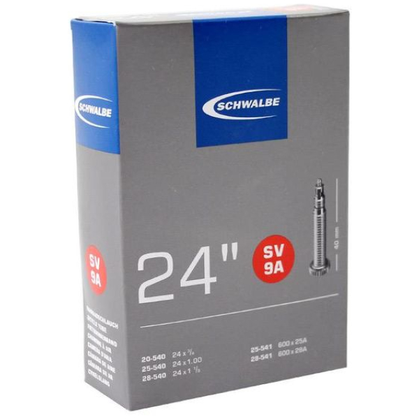 Schwalbe Fiets Binnenband 24x1 (18-28/540-541) Frans Ventiel Zwart