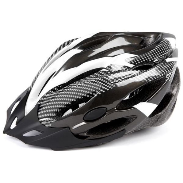 Mirage helm Allround 58-62 zwart zilver