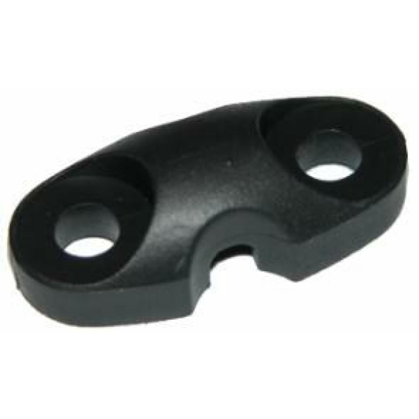 Alpina Spatbordstang Klemstuk PVC Zwart
