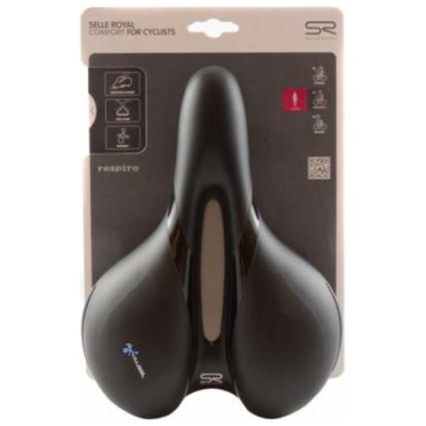 Selle Royal zadel Respiro Moderate 5131 dames Zwart