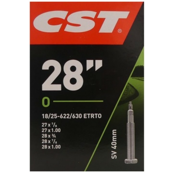 Cst BINNENBAND 27/28 x 3/4-1 (18-25/622-630) FRANS VENTIEL 40 mm Zwart