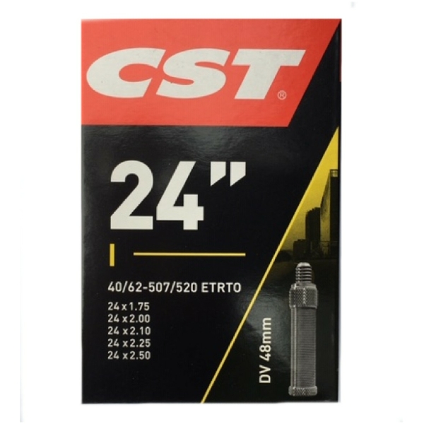 Cheng Shin Tyre Cst Binnenband 24x1.75/2.125-1 3/8 (40-62/507-520)Hollands Ventiel 48mm Zwart