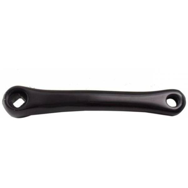 Vinty CRANKSET SPIELOOS 46T ALUMINIUM 3/32 ZWART 170MM Aluminium Zwart - Afbeelding 2