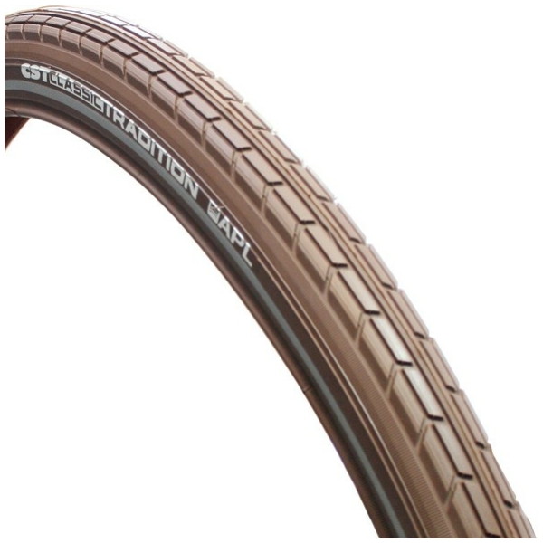 Cst buitenband 28x1.75 Tradition R bruin Zwart/Bruin