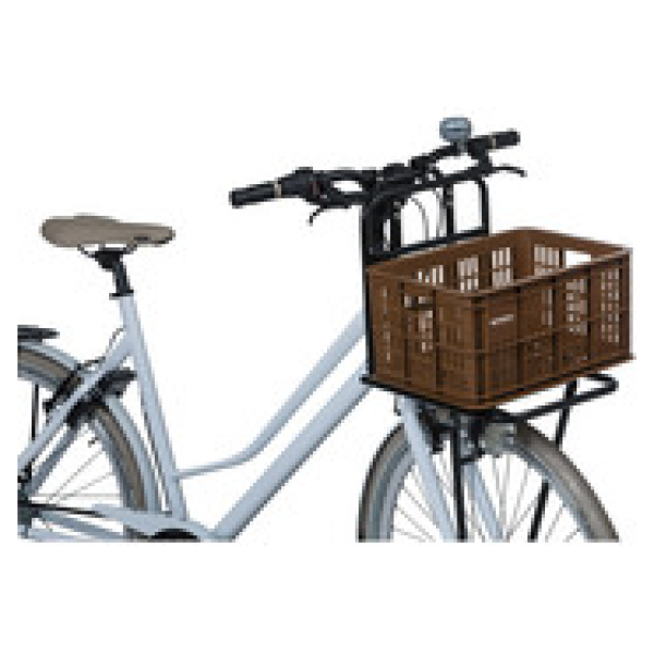 Basil Transportkrat 25L Kunststof - Bruin Saddle Brown