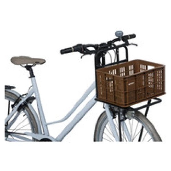 Basil Transportkrat 25L Kunststof - Bruin Saddle Brown