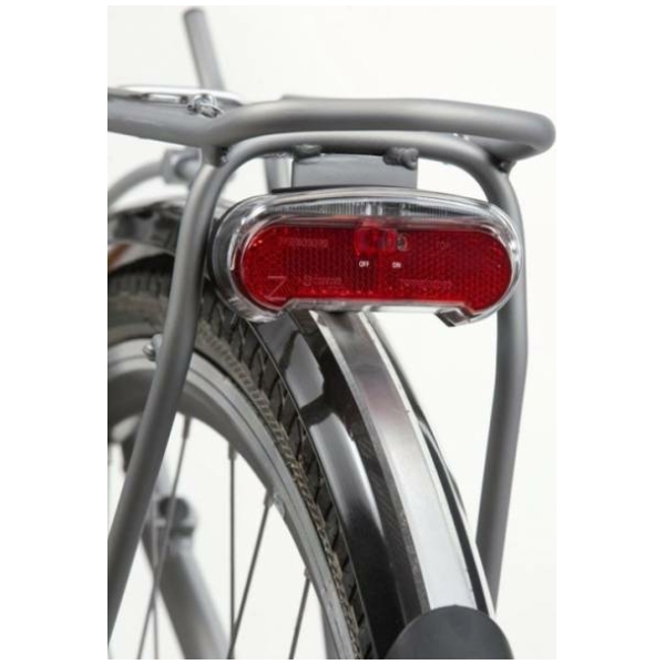 Axa achterlicht Riff Switch LED batterij aan/uit 50+80mm Zwart - Afbeelding 2