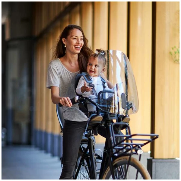 Urban Iki Fietsstoeltje Voor - Zwart Bincho Black - Afbeelding 3