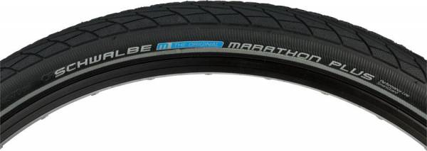 Schwalbe Marathon plus Bub 28x1.40 reflectie Zwart -