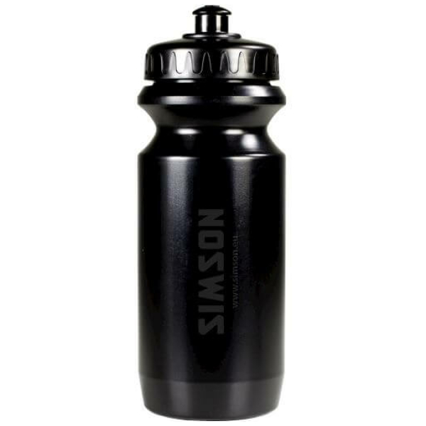 Simson bidon 600ml Zwart