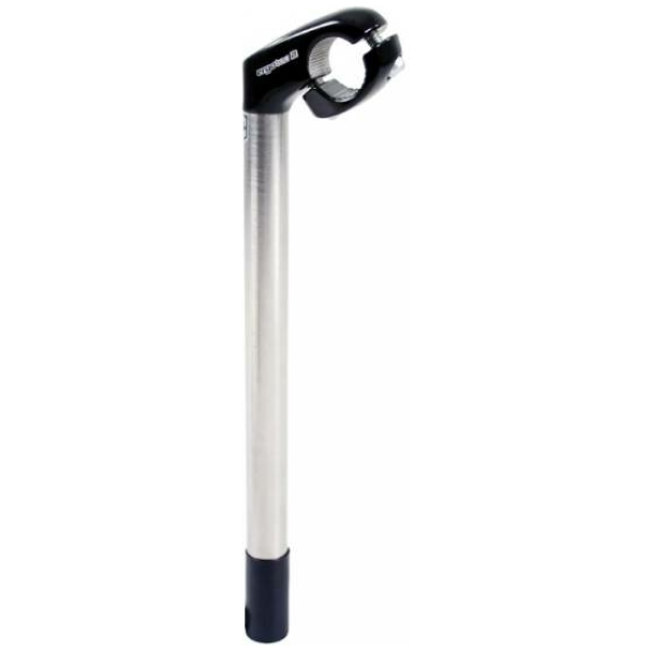 Ergotec Stuurpen 22.2mm Voorbouw open 300/40 RVS Zwart Zwart/Zilver
