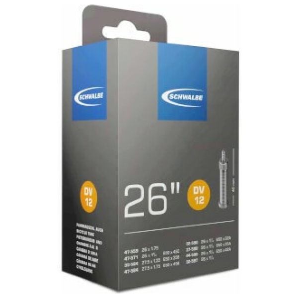 Schwalbe BINNENBAND 26 DV12 40MM Zwart - Afbeelding 3