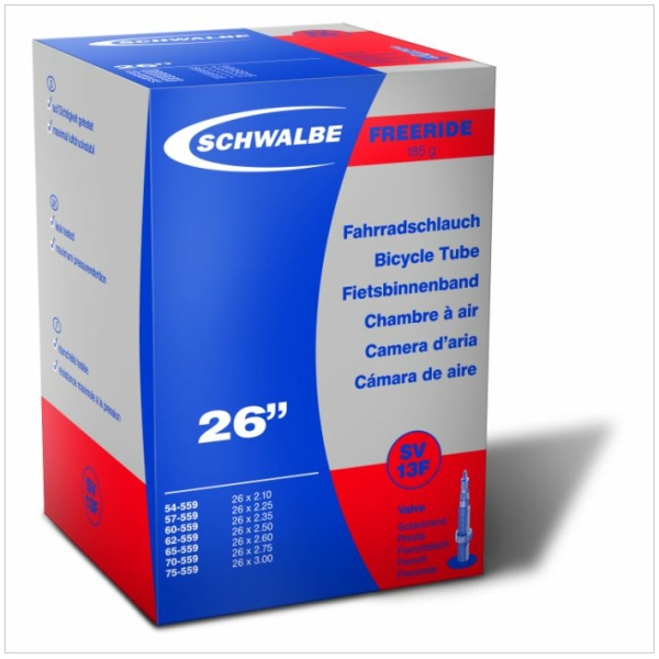 Schwalbe Binnenband SV13 26" / - 40mm ventiel Zwart - Afbeelding 3