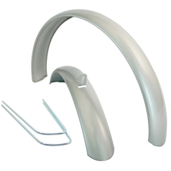Curana Spatbordset 26 Inch Zilver