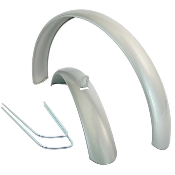 Curana Spatbordset 26 Inch Zilver