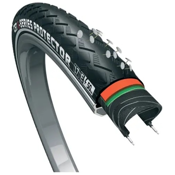 Cst Buitenband E Series Pro R 28 x 1 5/8 x 1 3/8 Zwart - Afbeelding 3