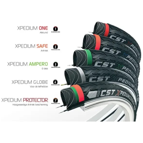 Cst Buitenband E Series Pro R 28 x 1 5/8 x 1 3/8 Zwart
