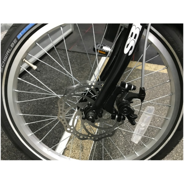 Sbk Cafe Vouwfiets Shimano 7V met schijfremmen Mat Zwart 2023 - Afbeelding 5