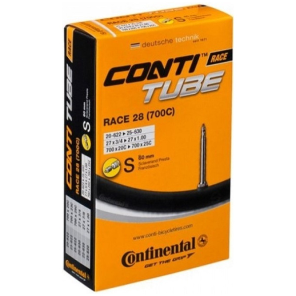 Continental BINNENBAND RACE 28 18/25-622/630 FRANS 80MM Zwart