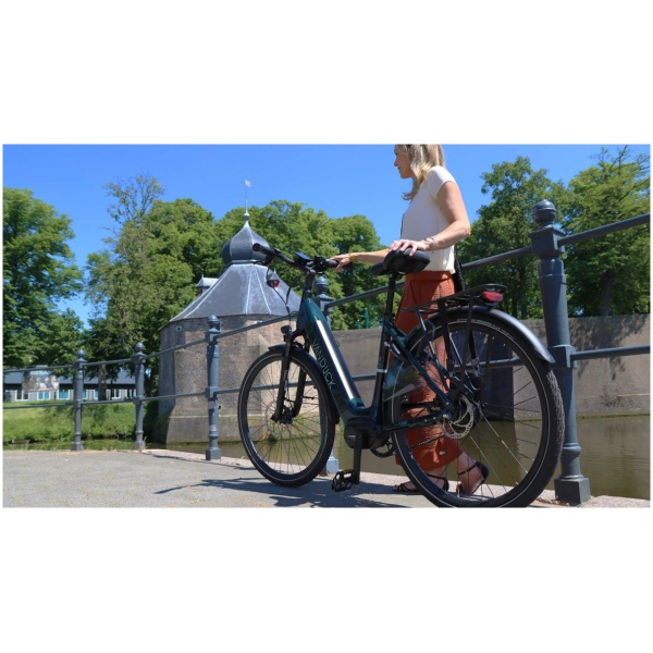 Vandijck Leto cm Belt Elektrische Fiets 7 Speed 28 inch Sage Glossy Dames 2024 - Afbeelding 6