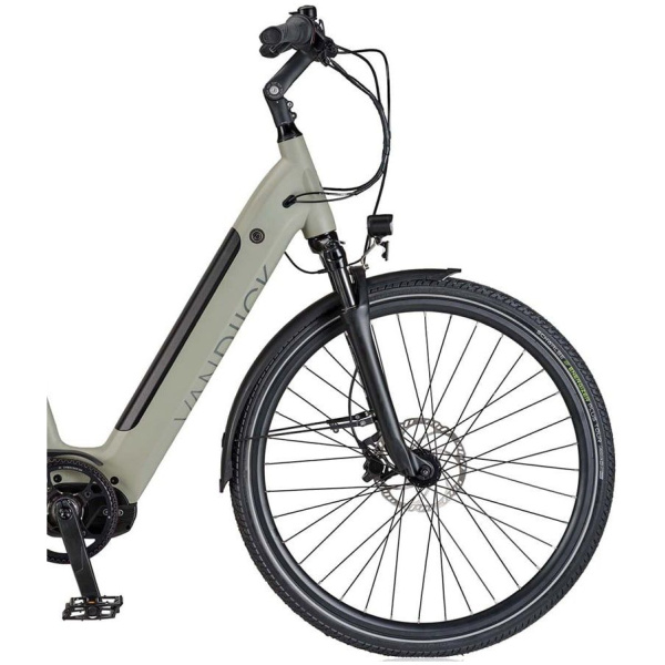 Vandijck Leto cm Belt Elektrische Fiets 7 Speed 28 inch Sage Glossy Dames 2024 - Afbeelding 3