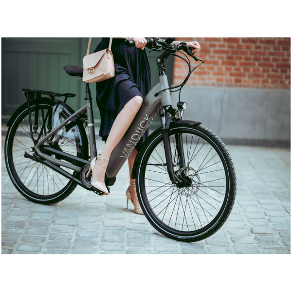 Vandijck Leto cm Belt Elektrische Fiets 7 Speed 28 inch Sage Glossy Dames 2024 - Afbeelding 5