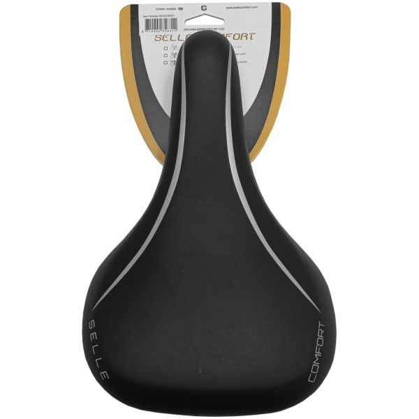 Selle Comfort Zadel Vintage, Zonder Strop (Hangverpakking), Lengte 27,5 cm, Breedte