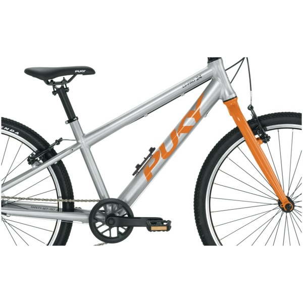 Puky LS-PRO J36 24-8 Aluminium Zilver Oranje Jongens 2023 - Afbeelding 4