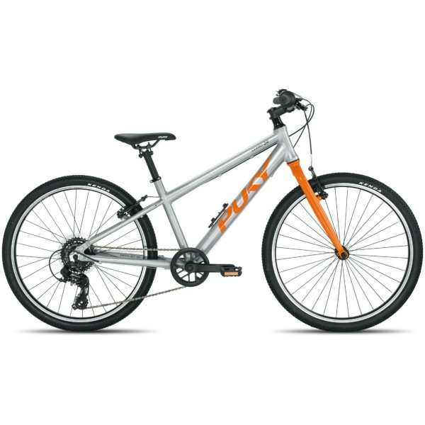 Puky LS-PRO J36 24-8 Aluminium Zilver Oranje Jongens 2023