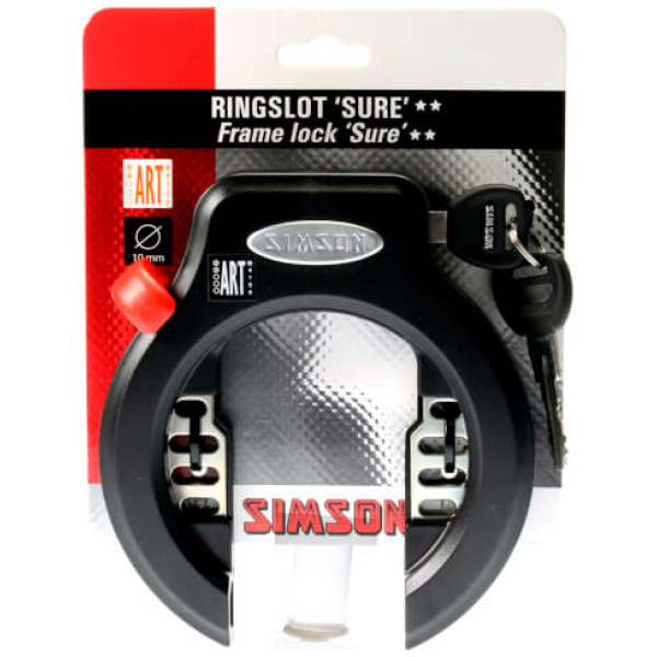 Simson 020855 Sure ringslot ART** Zwart - Afbeelding 2