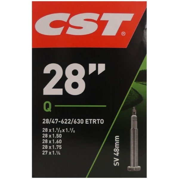 Cheng Shin Tyre CST Binnenband 28x1 1/8-1 1/2 (28/47-622/630) 48mm Frans Ventiel Zwart