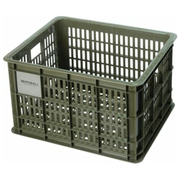 Basil fietskrat M 29.5L recycled Moss Green
