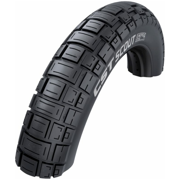 Cst Scout Buitenband 20 x 4.00" (100-406) Anti-Puncture - Zwart
