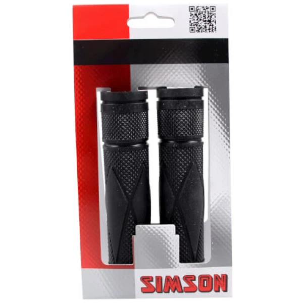 Simson Handvatten Comfort Grips 020460 Zwart